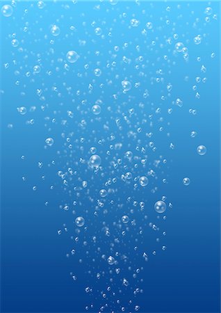 simsearch:632-06029859,k - Water Bubbles, Blue Stock Photo - Premium Royalty-Free, Code: 622-06191060