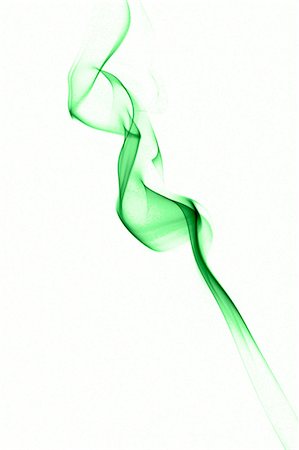 ser levado pela corrente ou pelo vento - Green smoke Foto de stock - Royalty Free Premium, Número: 622-06369624