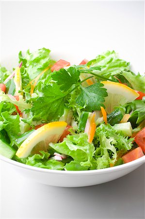 salad leaf - Vegetable salad Stock Photo - Premium Royalty-Free, Code: 622-06369904