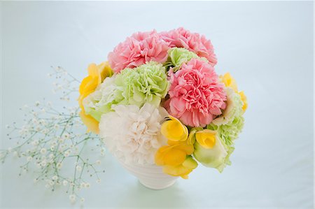Bouquet of carnations Stock Photo - Premium Royalty-Free, Code: 622-06370060