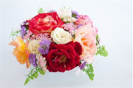 Bouquet of roses Foto de stock - Sin royalties Premium, Código: 622-06370092