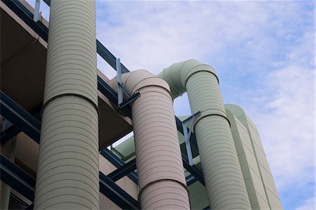 pipe (industry) - Factory ventilation duct Stock Photo - Premium Royalty-Free, Code: 622-06397847