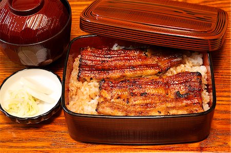 rice bowl - Japanese style broiled eel Stock Photo - Premium Royalty-Free, Code: 622-06397856