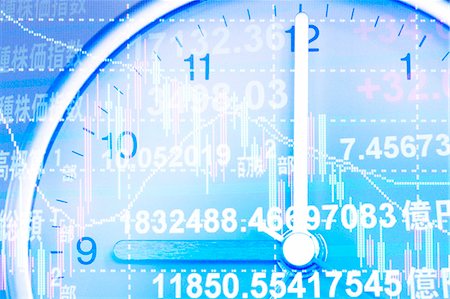 CGI representation of stock and securities Foto de stock - Sin royalties Premium, Código: 622-06397870