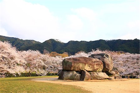 rock tomb - Asuka Village, Nara Prefecture Stock Photo - Premium Royalty-Free, Code: 622-06398021