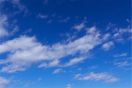 sky only - Blue sky and white clouds Stock Photo - Premium Royalty-Free, Code: 622-06398243