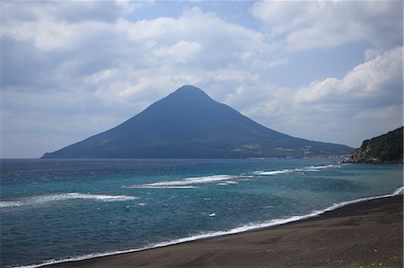 Côte Kaimondake dans la préfecture de Kagoshima Photographie de stock - Premium Libres de Droits, Code: 622-06398592