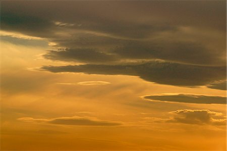 sky only - Sky with clouds at sunset Stock Photo - Premium Royalty-Free, Code: 622-06486805