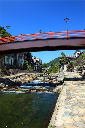 dia - Bridge in Gujo, Gifu Prefecture Stockbilder - Premium RF Lizenzfrei, Bildnummer: 622-06486868