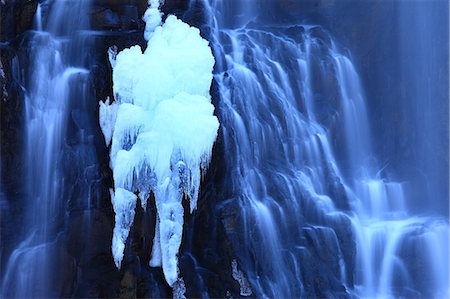 Bandoko waterfall, Nagano Prefecture Foto de stock - Sin royalties Premium, Código: 622-06487059