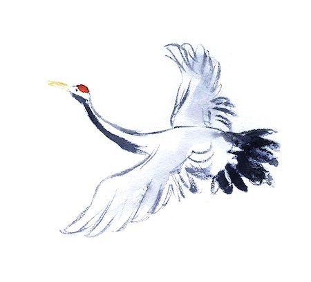 Crane illustration Photographie de stock - Premium Libres de Droits, Code: 622-06487850