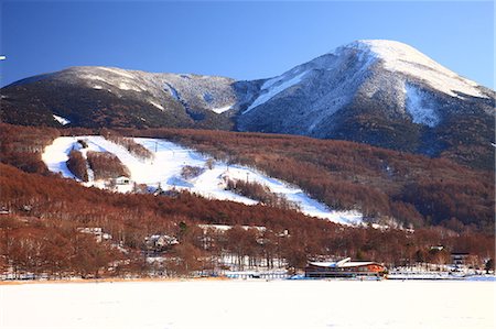 frozen surface - Mount Tateshina, Nagano Prefecture Stock Photo - Premium Royalty-Free, Code: 622-06548741