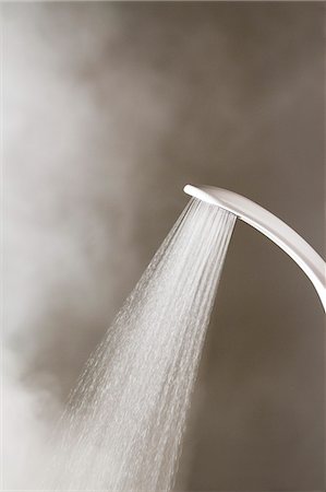 spraying water - Hot shower Stock Photo - Premium Royalty-Free, Code: 622-06548961