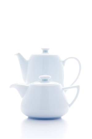 White pots Photographie de stock - Premium Libres de Droits, Code: 622-06549037