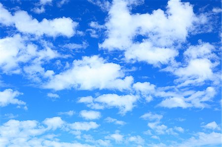 sunshine sky summer nobody - Blue sky with clouds Photographie de stock - Premium Libres de Droits, Code: 622-06549223