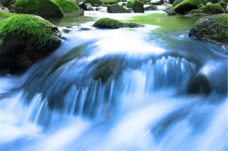 flowing water - Mountain stream Stock Photo - Premium Royalty-Free, Code: 622-06549320