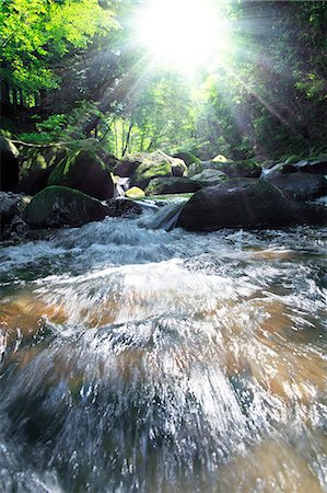 flowing water - Water stream Stock Photo - Premium Royalty-Free, Code: 622-06549346