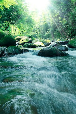 Water stream Stock Photo - Premium Royalty-Free, Code: 622-06549340