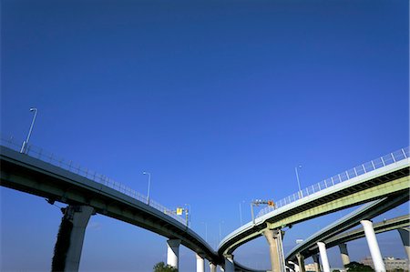 elevation - Highway interchange Stock Photo - Premium Royalty-Free, Code: 622-06549443