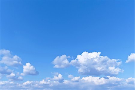 sky cloud sky only - Blue sky with clouds Photographie de stock - Premium Libres de Droits, Code: 622-06549524