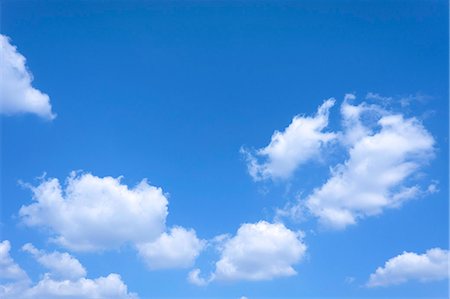 sky only - Blue sky with clouds Stock Photo - Premium Royalty-Free, Code: 622-06549520
