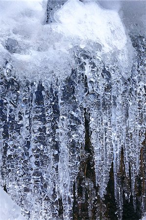 snow falls - Icicles, Nagano Prefecture Stock Photo - Premium Royalty-Free, Code: 622-06809203