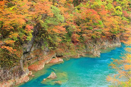 simsearch:622-07519405,k - River in Dakigaeri Valley, Akita Prefecture Fotografie stock - Premium Royalty-Free, Codice: 622-06809519