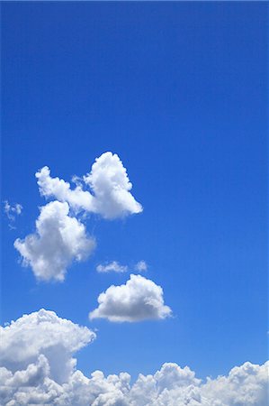simsearch:622-06809747,k - Blue sky and clouds Fotografie stock - Premium Royalty-Free, Codice: 622-06809786