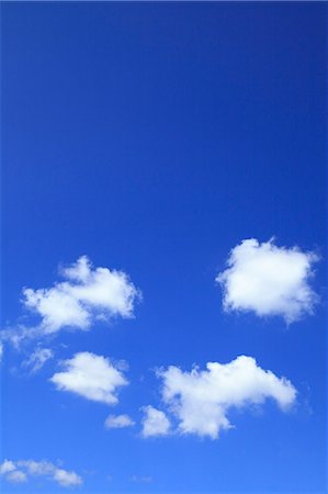 simsearch:622-06809747,k - Blue sky with clouds Fotografie stock - Premium Royalty-Free, Codice: 622-06842601