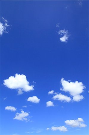 simsearch:622-06809747,k - Blue sky with clouds Fotografie stock - Premium Royalty-Free, Codice: 622-06842603