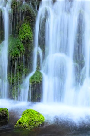 stream - Moto Waterfall, Akita Prefecture Stock Photo - Premium Royalty-Free, Code: 622-06900626