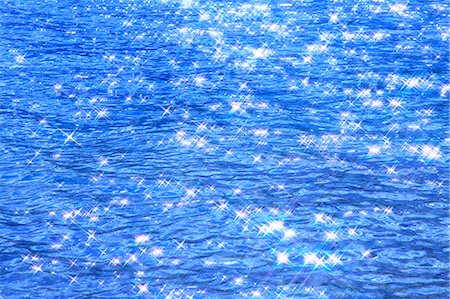 shiny surface - Sparks on water Stock Photo - Premium Royalty-Free, Code: 622-07108840