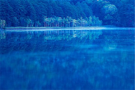 superficie - Morning at lake Onneto, Hokkaido Foto de stock - Sin royalties Premium, Código: 622-07117732