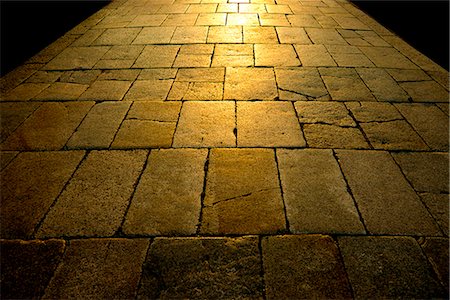 sepia toned - Tiled pavement Stock Photo - Premium Royalty-Free, Code: 622-07118092