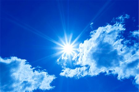 sky only - Sun and sky with clouds Stock Photo - Premium Royalty-Free, Code: 622-07118108