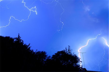 electrical storm - Tochigi Prefecture, Japan Stock Photo - Premium Royalty-Free, Code: 622-07519453