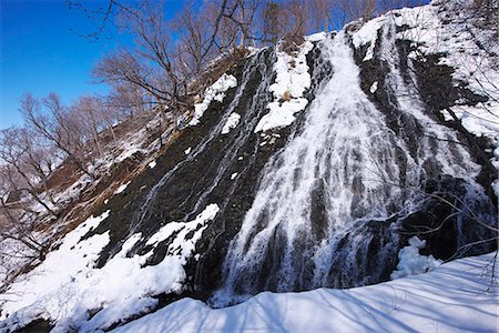 snow falls - Snow in Hokkaido, Japan Stock Photo - Premium Royalty-Free, Code: 622-07519579