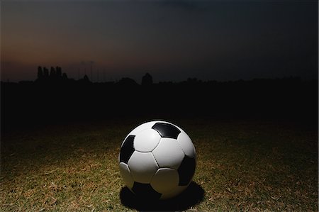 simsearch:622-07736077,k - Soccer ball on soccer field Stock Photo - Premium Royalty-Free, Code: 622-07736088