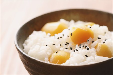 simsearch:622-08519635,k - Japanese style chestnut rice Foto de stock - Sin royalties Premium, Código: 622-07810794