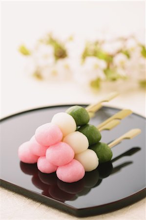 Japanese confectionery Foto de stock - Sin royalties Premium, Código: 622-07810811