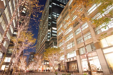 street scene night - View of Tokyo, Japan Photographie de stock - Premium Libres de Droits, Code: 622-07911481