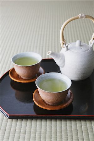 Japanese tea Photographie de stock - Premium Libres de Droits, Code: 622-08007260