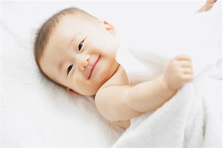 Japanese newborn portrait Foto de stock - Sin royalties Premium, Código: 622-08007288