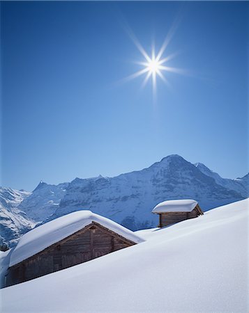 pictures of winter in europe - Switzerland Stock Photo - Premium Royalty-Free, Code: 622-08065237