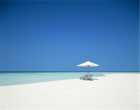 parasol de plage - Maldives Photographie de stock - Premium Libres de Droits, Code: 622-08065279
