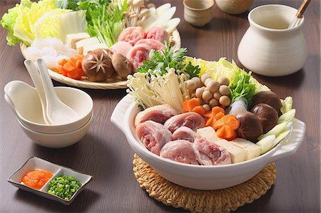Japanese style casserole Foto de stock - Sin royalties Premium, Código: 622-08123064