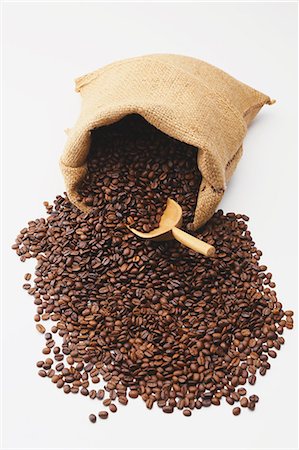 Coffee beans Foto de stock - Sin royalties Premium, Código: 622-08123292