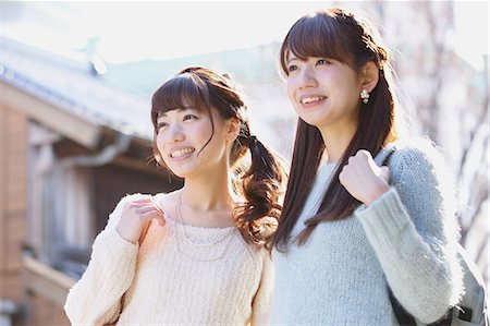 simsearch:622-08123684,k - Young Japanese women enjoying trip in Kawagoe, Japan Foto de stock - Sin royalties Premium, Código: 622-08123465