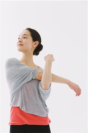 simsearch:622-08123494,k - Japanese woman training Stock Photo - Premium Royalty-Free, Code: 622-08123489