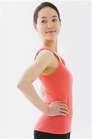 simsearch:622-08123494,k - Japanese woman training Stock Photo - Premium Royalty-Free, Code: 622-08123494